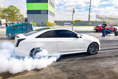 Cadillac Attack 2021 Race at Orlando Speed World ATS V burnout