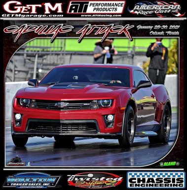 Cadillac Attack 2021 Race at Orlando Speed World Camaro ZL1