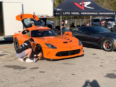 Cadillac Attack 2021 Race at Orlando Speed World Vengeance Racing Turbo Viper getting cleaned up
