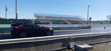 Cadillac Attack 2021 at Orlando Speed World Camaro on CTS V action