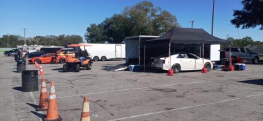 Cadillac Attack 2021 at Orlando Speed World George Benson getting set up