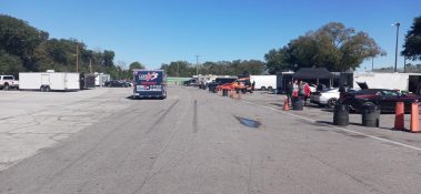 Cadillac Attack 2021 at Orlando Speed World teams showing up for private testing day