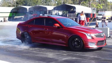 Cadillac Attack 2021 race at Orlando Speed World Ben Robernasi CTS V3
