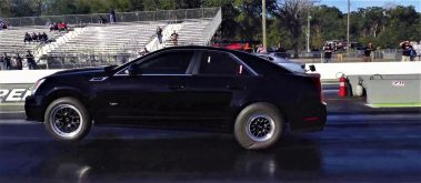 Cadillac Attack 2021 race at Orlando Speed World Cal Hartline CTS V