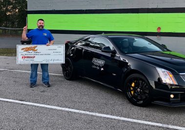 Cadillac Attack 2021 race at Orlando Speed World Chris Lakner Circle D Specialties 17inch class winner