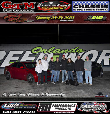 Cadillac Attack 22 Winners TRZ Motorsports 15inch Class Rick Crawford and Dan Hoerr