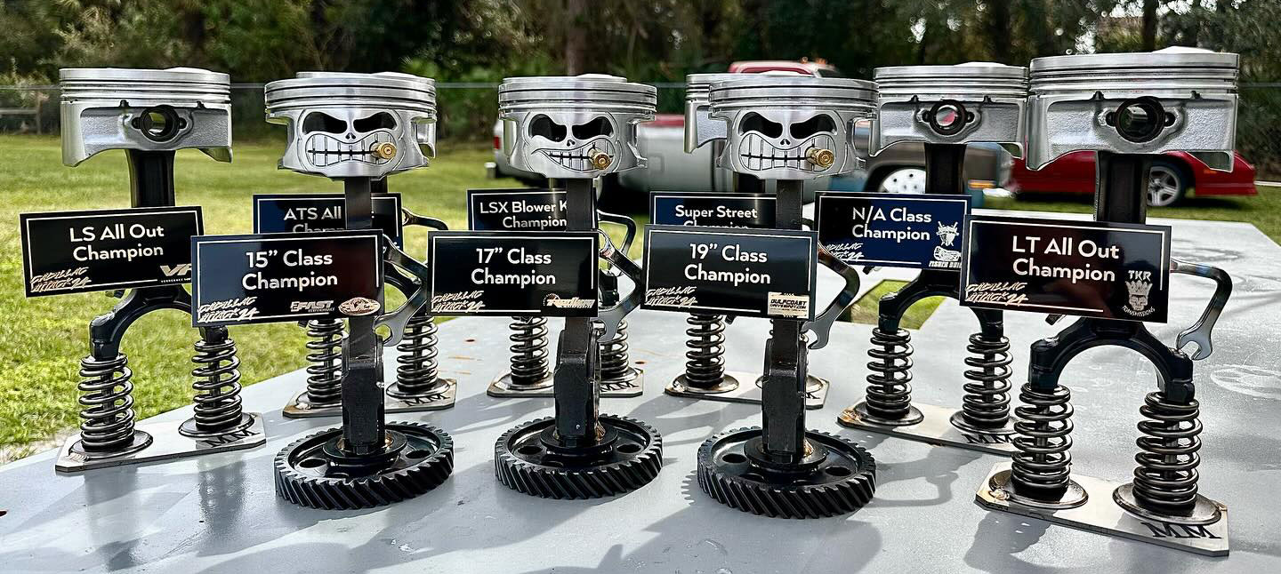 Cadillac Attack Race 2024 Trophys by Morgan's Metals